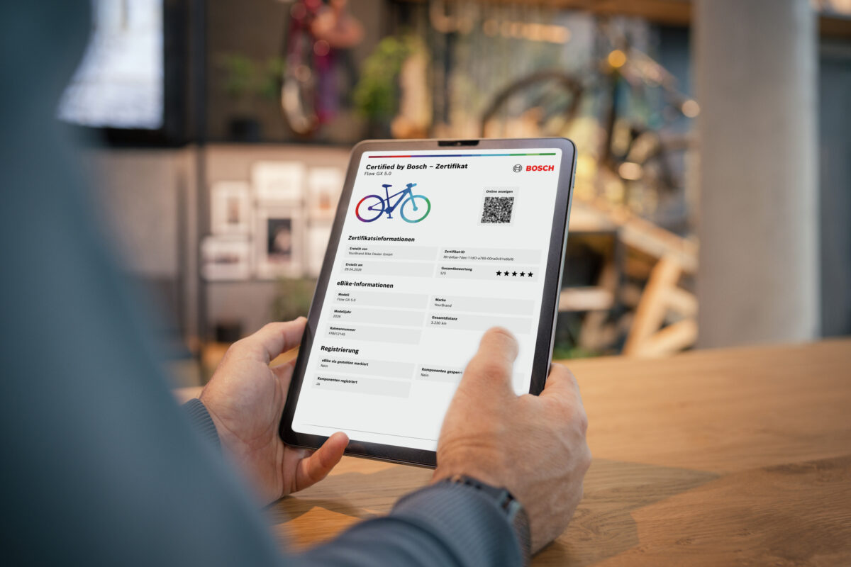 Certified by Bosch: cyfrowy certyfikat dla używanych e-bike'ów