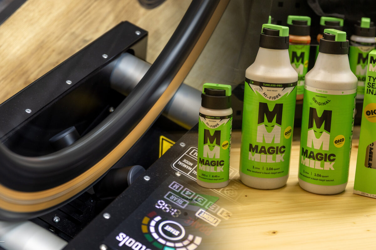Eurobike 2026: Magic Milk – szybko uszczelniające mleczko tubeless i automatyczna maszyna do odpowietrzania