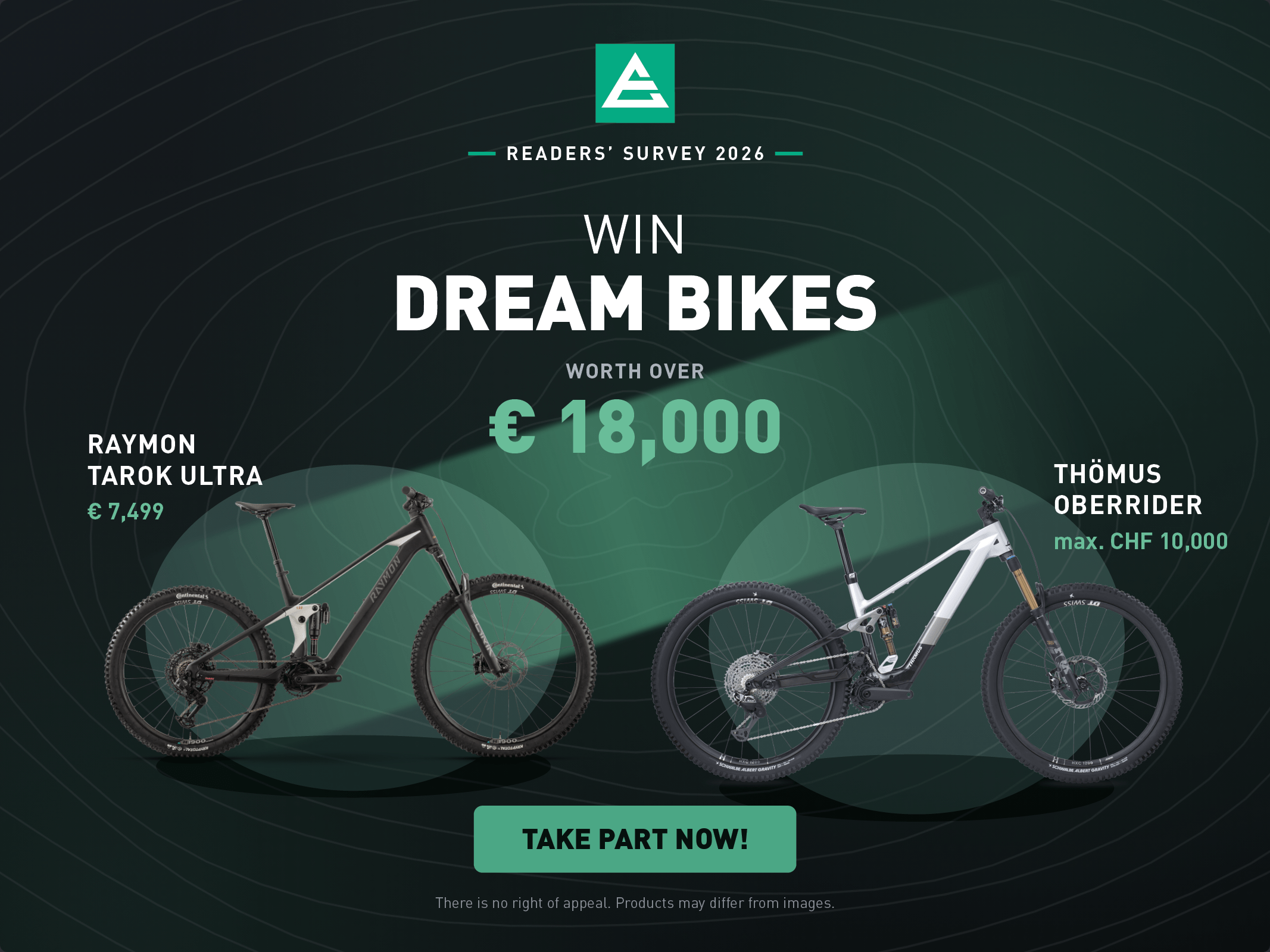 Ankieta E-MOUNTAINBIKE 2026 – wygraj RAYMON Tarok Ultra lub Thömus Oberrider!